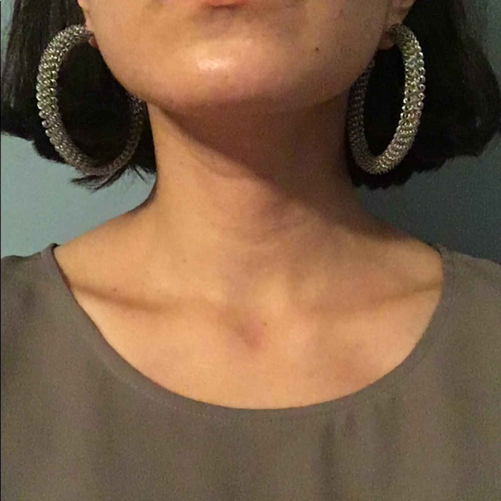 Hoop earrings